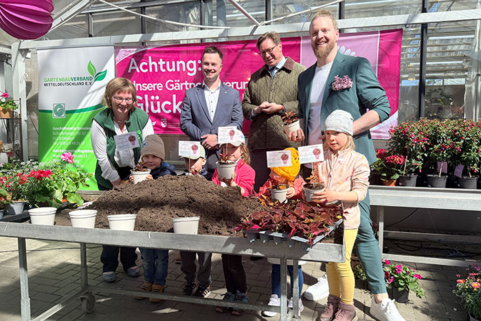 Pflanzen zur Eröffnung 