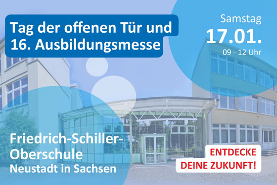 Tag der offenen Tür und Ausbildungsmesse in der Friedrich-Schiller-OS