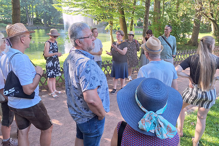 Gäste aus Meckenbeuren im Stadtpark Gäste aus Meckenbeuren im Stadtpark
