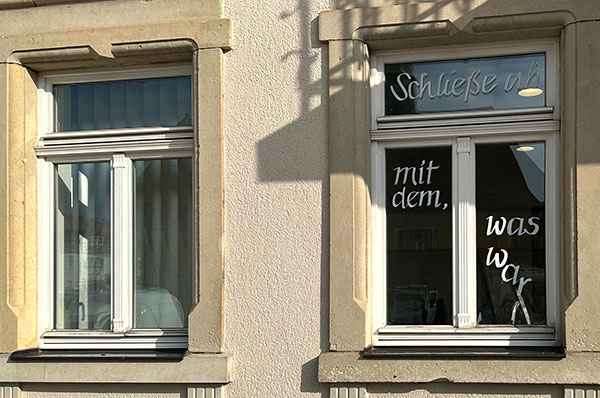 Fenster vom Stadtgeflüster