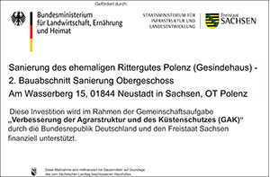 Fördermittel Bundesrepublik und Freistaat GAK Fördermittel Bundesrepublik und Freistaat GAK