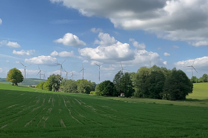 Blick von Oberottendorf zum Wachberg Blick von Oberottendorf zum Wachberg